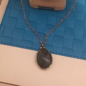 Silver Reversible Pendant Necklace